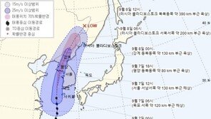 강태풍 ‘링링’ 족적 밟지만 더센 ‘바비’…파괴력은 좀더 봐야