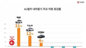 중고차 시장, 8월 비수기에도 성장세… 액센트 등 소형차 인기