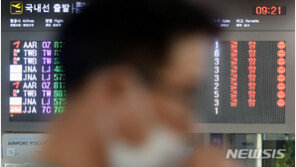 ‘태풍 여파’ 하늘길 끊겼다…제주·청주공항은 전편 결항