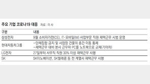 기업들 “핵심기지 지켜라”… 재택근무 확대 등 비상체제 전환