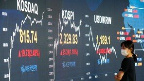 코스피 0.4% 올라 2350선 마감…코스닥 0.6%↑