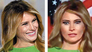 이방카 향해 웃다가… 지나간 뒤 표정 싸늘해진 멜라니아