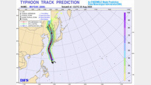 태풍 마이삭 31일 오후 ‘매우 강’으로 세진다…3일 부산 강타