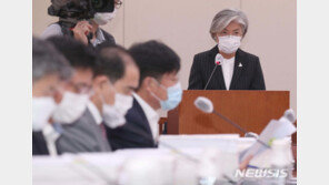 강경화 “아베 사임 후 한일 관계, 희망적 전망 신중해야”