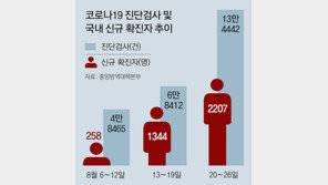 4만8465건→13만4442건 진단검사 과부하… 결과판정 늦어져