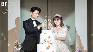 ‘50㎏ 감량 헬스걸’ 권미진, 웨딩 본식 화보…임신 중 빛나는 미모