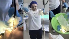 밖에서 자는 사이 입으로? 러 여성 몸에서 1.2m 뱀이… 