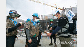 쌍용건설, 늦더위 건설현장 근로자 안전보건관리