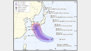 마이삭 도착 전인데 10호 태풍 ‘하이선’ 발생…예상 경로는