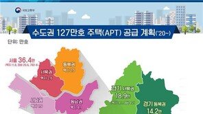 수도권 127만가구 세부 공급계획 나왔다…경기북부 33만채
