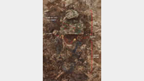 경주 황남동 고분서 금동관·은허리띠…1500년전 신라인 장신구 발굴