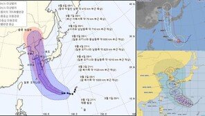 韓美日 “10호 태풍 하이선, 日규슈 관통않고 7일 한반도 상륙” 예상
