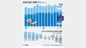 7월 온라인·모바일 쇼핑 역대 최대…음식배달 늘고 영화·여행 줄고