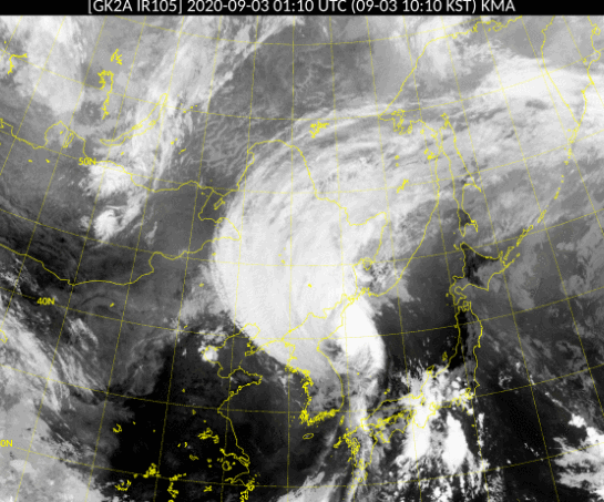 ‘마이삭’ 北 인근 해상서 소멸…태풍특보→강풍특보