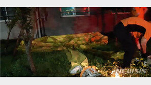 아파트 9층서 투신 10대 여학생, 소방 에어매트 덕에 살아