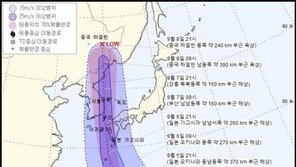 태풍 ‘하이선’, 경로 동쪽으로 틀어져…동해안 스쳐 북진 예상