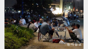 저녁 9시 식당 문 닫히자… 한강공원은 초대형 주점으로 