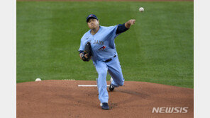 류현진 4승 실패, 양키스전 5이닝 3피홈런 5실점…ERA 3.19