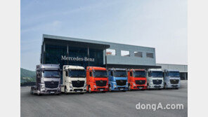 사이드 미러 뺀 벤츠 ‘뉴 악트로스’… 승용차급 최첨단 기술 중무장