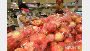 “추석 장보기 겁나네”…사과값 작년보다 56%↑