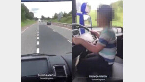 고속도로서 화물차 운전하는 어린이 SNS 영상 ‘발칵’…수사 착수