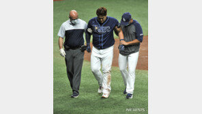 탬파베이 감독 “최지만, 햄스트링 부상…당분간 휴식”