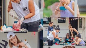 ‘노는 언니’ 6인, 1박 캠핑에 26가지 음식 먹방 ‘대기록’