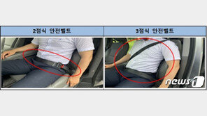 “허리만 붙잡는 어린이 통학버스 안전띠, 사고·부상 위험 커”