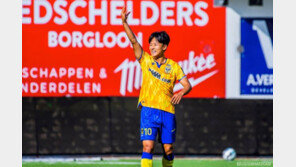 벨기에 무대 데뷔골 이승우 “동료들이 자신들 골처럼 기뻐했다”