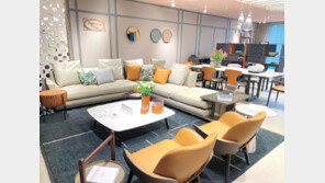 소파 6800만원-의자 1100만원… 명품가구 팝업 운영