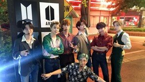 방탄소년단, ‘아메리카갓탤런트’ 무대 인증샷…복고 패션 “환상의 무대”