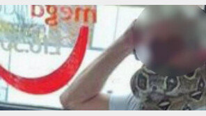 마스크 꼭 쓰랬더니…살아있는 ‘뱀’ 두르고 버스 탄 英 승객