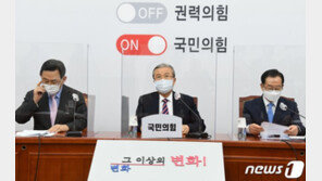 김종인, 공정거래3법 찬성 등 ‘좌클릭’에…당내 반발 꿈틀 “정상 아니다”