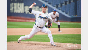 루친스키, SK전 7이닝 무실점 ‘15승’…다승왕 보인다