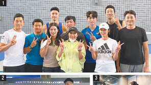 배구장 간 골프스타들, 수중 재활치료실 보고 “와!”