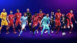 메시도 호날두도 없다…UEFA, 챔스 빛낸 포지션 별 최종후보 공개