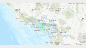 미국 LA 동쪽 사우스 엘몬테서 규모 4.5 지진 발생