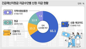 재난지원금 ‘자발적 기부’ 287.5억…미신청 2516억 자동기부