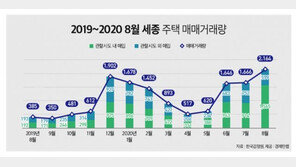 ‘행정수도 이전설’에 뜨거워진 세종시…지난달 주택 매매거래량 역대 최다