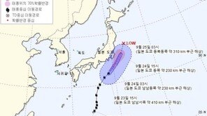 태풍 돌핀, 일본 상륙 없이 해상 소멸할 듯…국내영향 없어