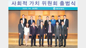 의사결정 투명성 구축-친환경 제품 개발… “사회적 가치 창출 앞장”