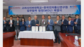 고려사이버대 - 한국전자통신연구원, 4차 산업혁명기술 협력 위한 업무협약 체결