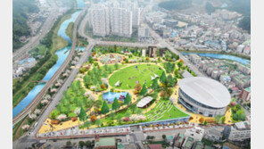 35년 된 용인종합운동장 ‘힐링공원’으로 바뀐다