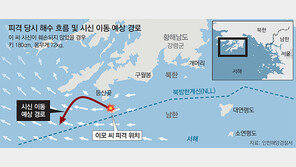 “부유물만 소각” 北 주장에… 해경, 시신수색 재개