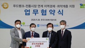 LH, 푸드뱅크-전통시장 연계 지역경제·취약계층 지원