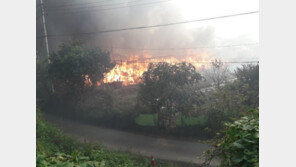 경기 광명 비닐하우스 화재, 인근 공장 2동으로 번져…‘대응 1단계’ 발령