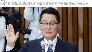 국정원장 박지원, ‘親與 정치인 중 내가 방송출연료 1위’…SNS 자랑