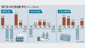 지난달 코로나 재확산 여파… 산업생산 석달만에 뒷걸음