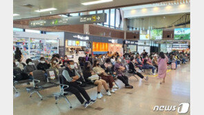 코로나19 무색한 김해공항…추석 연휴 첫날 ‘북적’