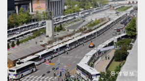 길목 하나하나까지 ‘꽁꽁’…경찰, 광화문 기습집회 차단 작전